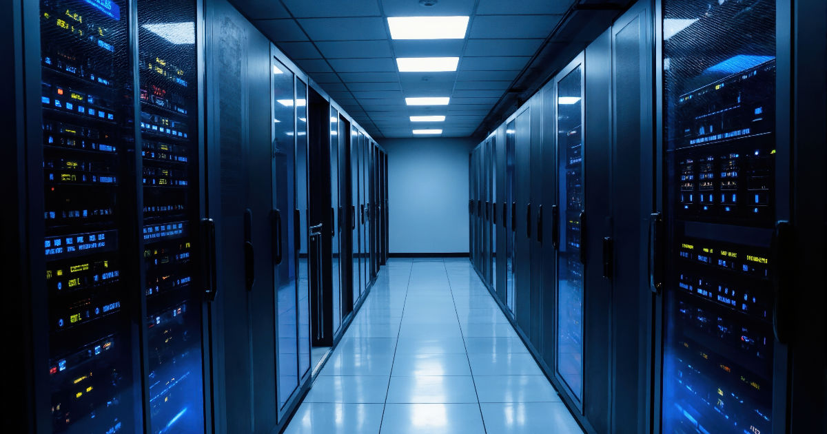 3-part piggyback label solution for server room door tracking