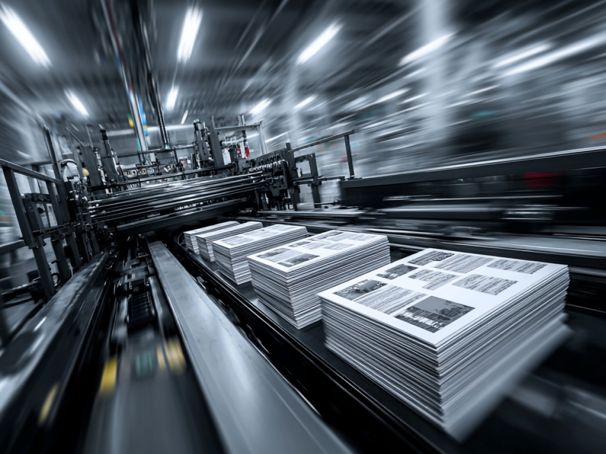 What is offset printing?